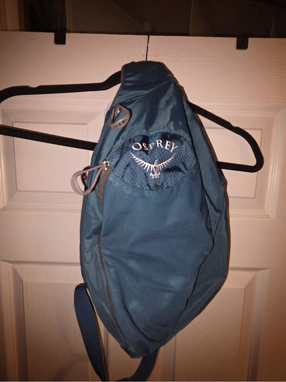 OSPREY Teal Blue Daylite Sling 6L Zip Bag Daypack fits 13” Laptop Outdoor/Hiking
